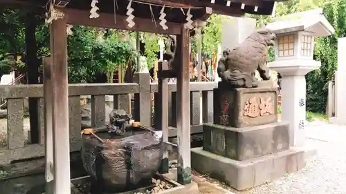 牛天神北野神社の手水舎