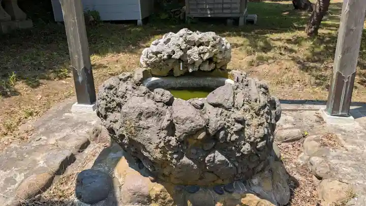 山上大神宮の手水舎