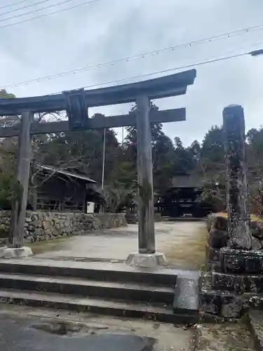 油日神社の鳥居