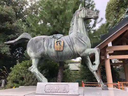 和泉國一之宮　大鳥大社の狛犬