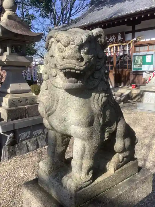 眞好天神社の狛犬