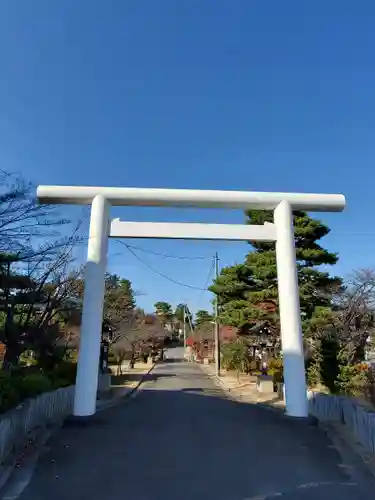 開成山大神宮の鳥居