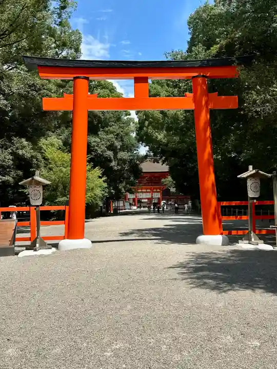 賀茂御祖神社(下鴨神社)の鳥居