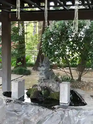 所澤神明社の手水舎