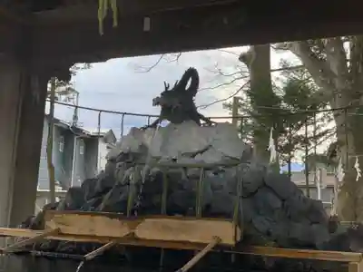 小室浅間神社の手水舎
