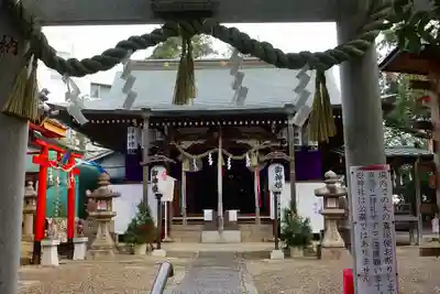 友呂岐神社の鳥居