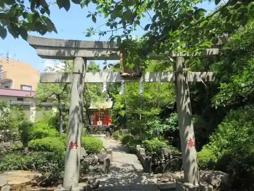 天祖諏訪神社の鳥居