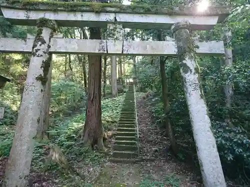 白山神社の鳥居