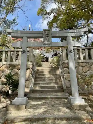 篠原嚴島神社の鳥居