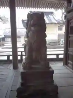  放生津八幡宮の狛犬