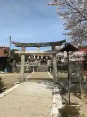 津田八幡宮の鳥居