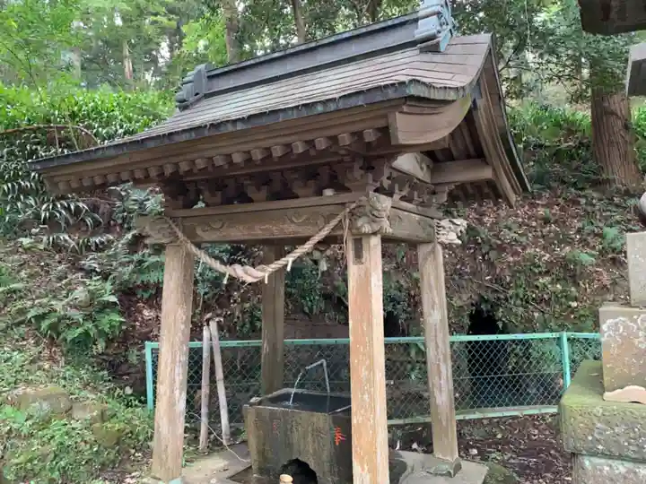 白山神社の手水舎