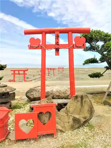 大魚神社　海中鳥居の鳥居