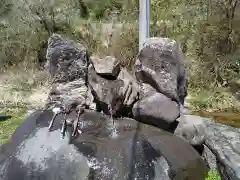 堂ノ森神社の手水