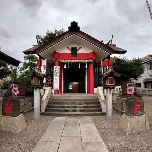 元郷氷川神社の本殿