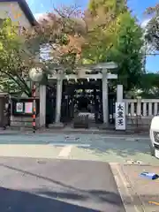 千住本氷川神社の鳥居