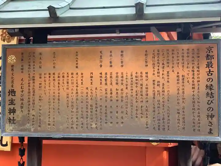 地主神社の歴史