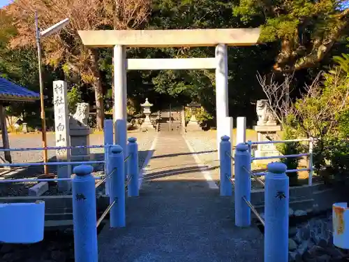 白山社（小鈴谷白山神社）の鳥居