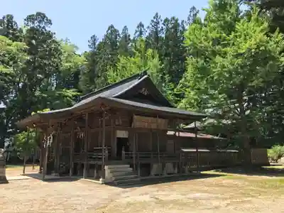 鮎貝八幡宮の本殿・本堂