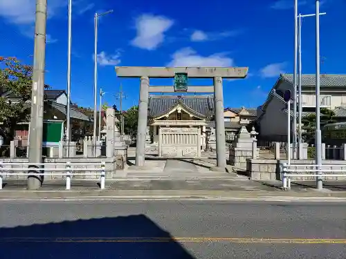 八劔社（東中島八劔社）の鳥居