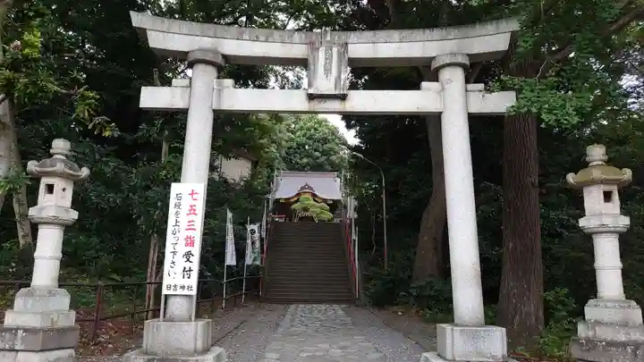 日吉神社の鳥居