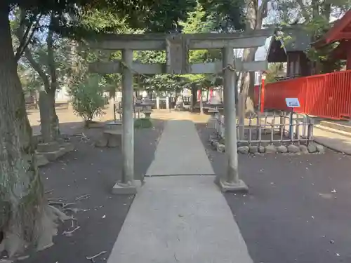 村富神社の鳥居