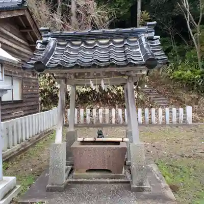 長谷部神社の手水舎