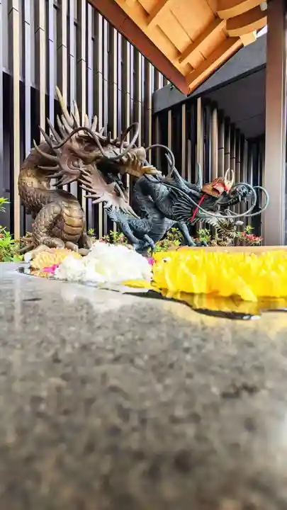 駒込妙義神社の手水舎