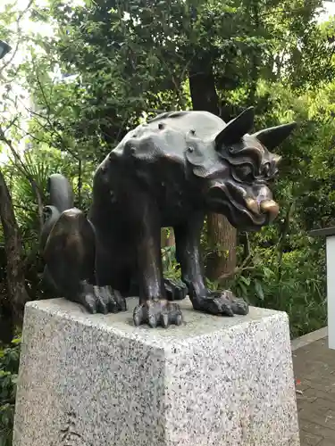 稲毛神社の狛犬