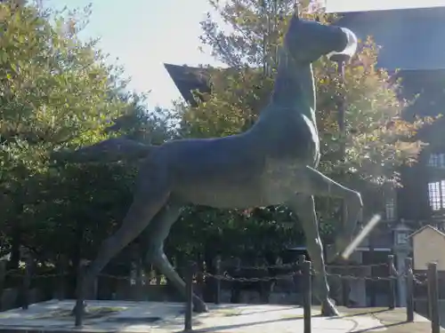 京都乃木神社の狛犬