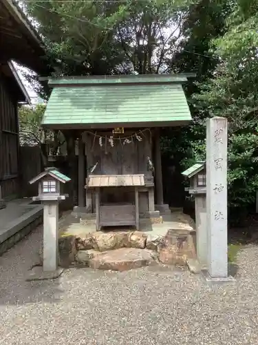 安久美神戸神明社の末社・摂社