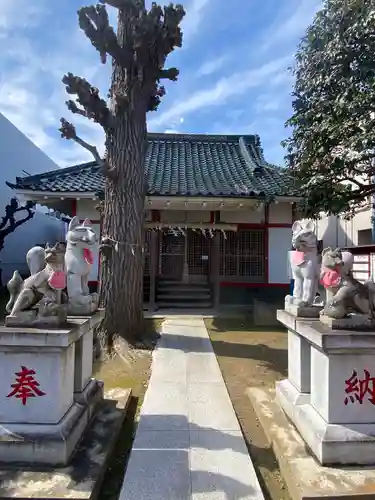 正一位一色稲荷神社(幸手城跡) の狛犬