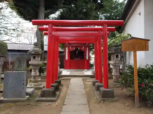 新井天神北野神社の鳥居