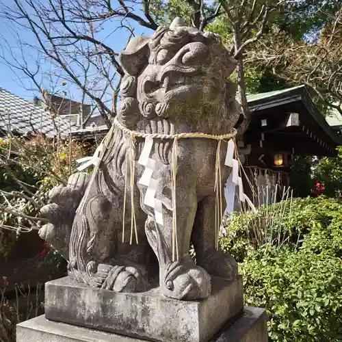 堀越神社の狛犬