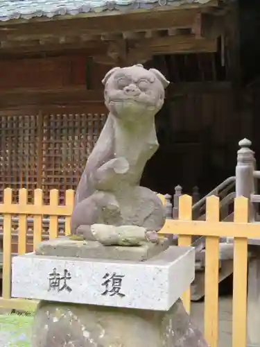 阿禮神社の狛犬