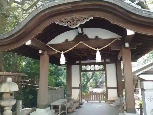 伊勢山皇大神宮の手水舎