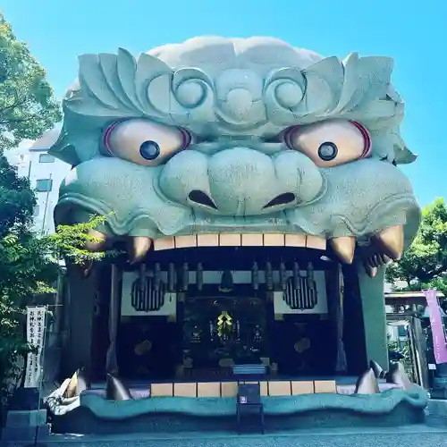 難波八阪神社の狛犬