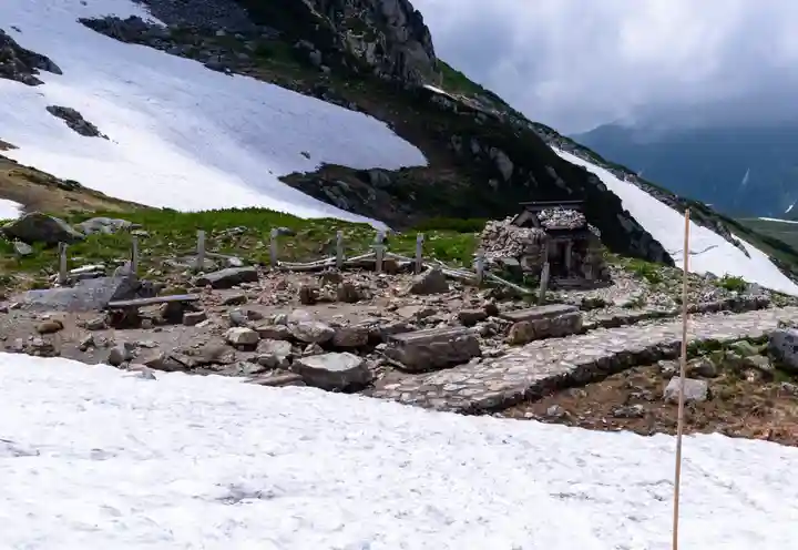 雄山神社峰本社の景色