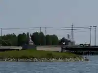 岡西保食神社の周辺