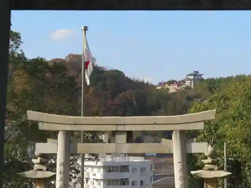 熊箇原八幡神社の鳥居