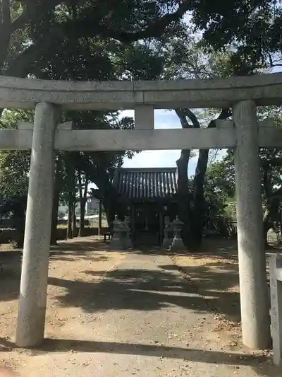 櫛笥神社の鳥居