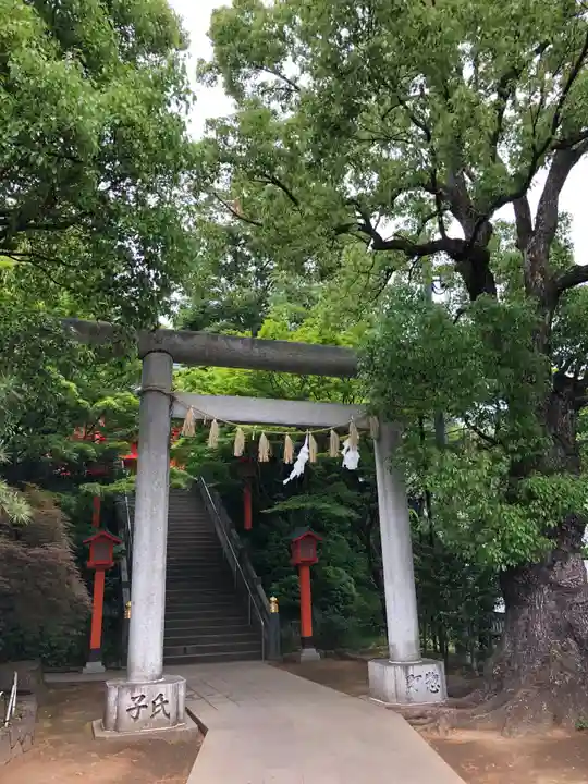 穴八幡宮の鳥居