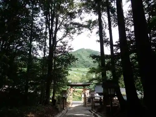 落立神社の景色