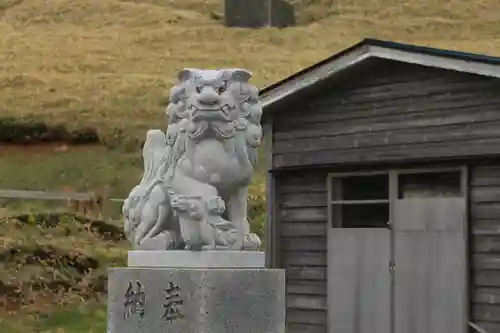 襟裳神社の狛犬