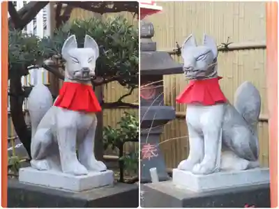 靍護稲荷神社の狛犬