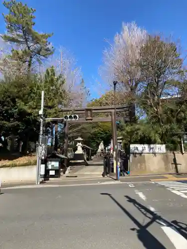 諏訪神社の鳥居