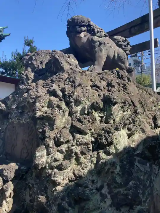 牛嶋神社の狛犬