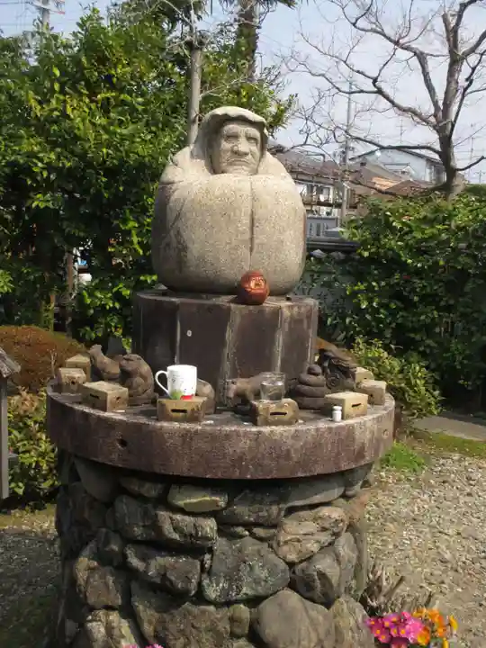 法輪寺の像