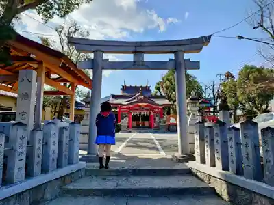 尾浜八幡神社の鳥居