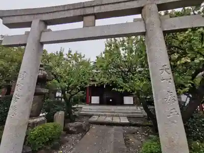 亀戸天神社の鳥居